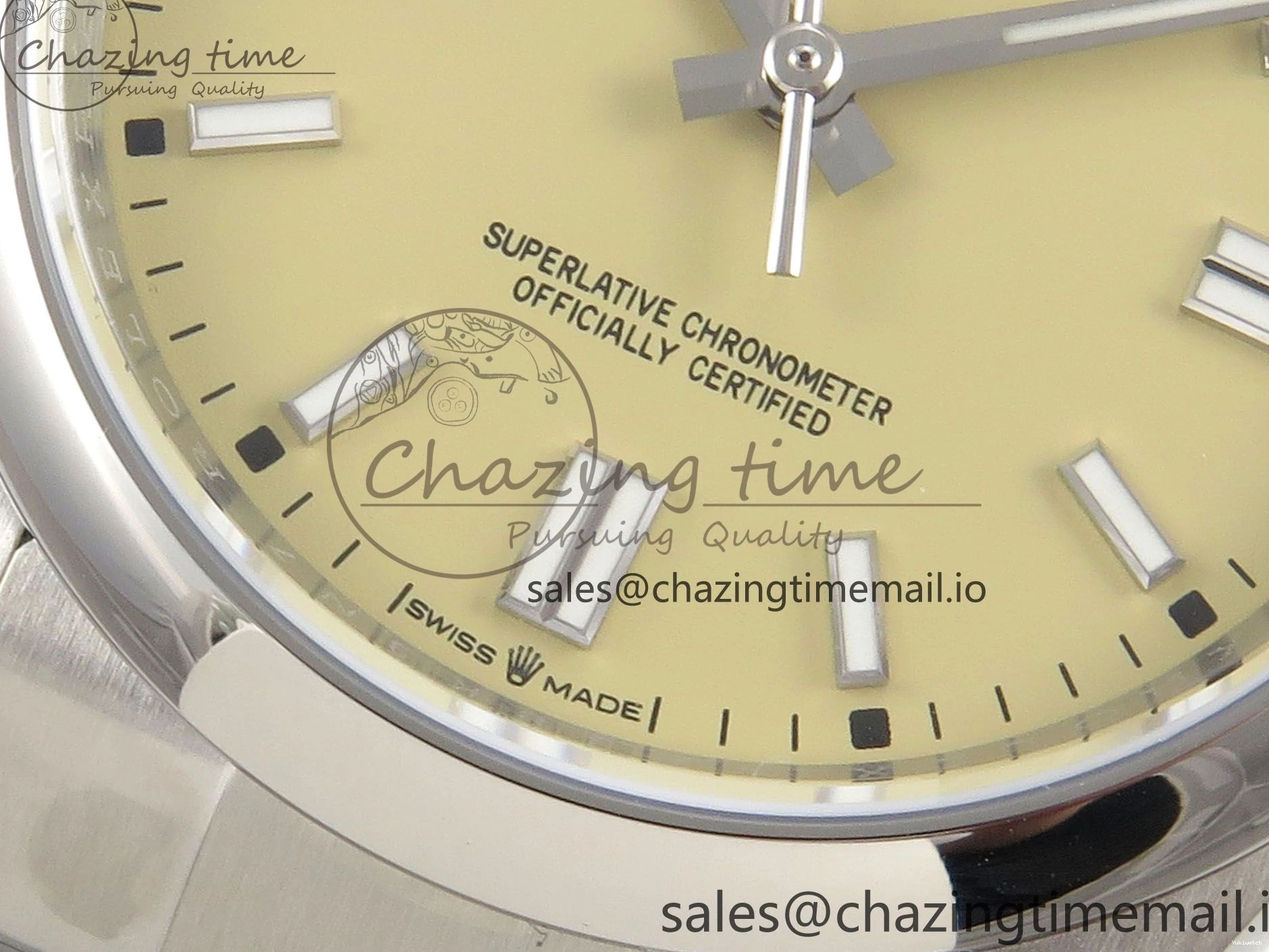 2025 904L Pistachio 36mm Edition KRF Best Beige Perpetual Oyster 126000 A2824 Dial Steel 1:1 0524